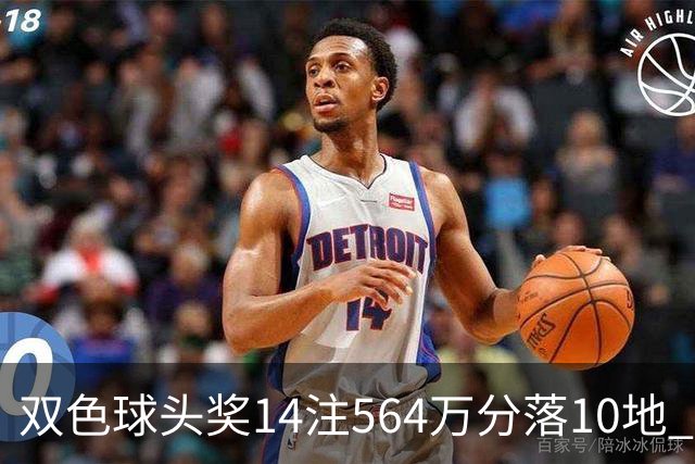 双色球头奖14注564万分落10地 福运奖891万注